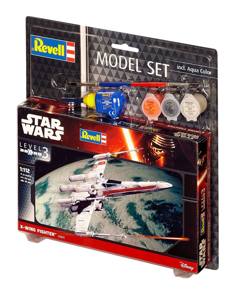 Star Wars maquette 1/112 Model Set X-Wing Fighter 11 cm