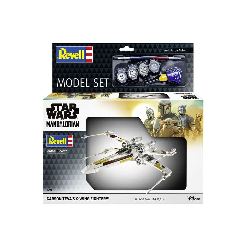 Star Wars Model Kit avec accessoires de base 1/57 Carson Teva's X-Wing Fighter 22 cm