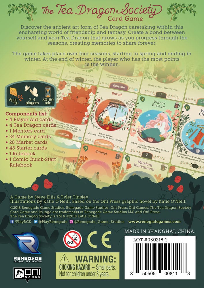 Tea Dragon Society Jeu de cartes *ANGLAIS*