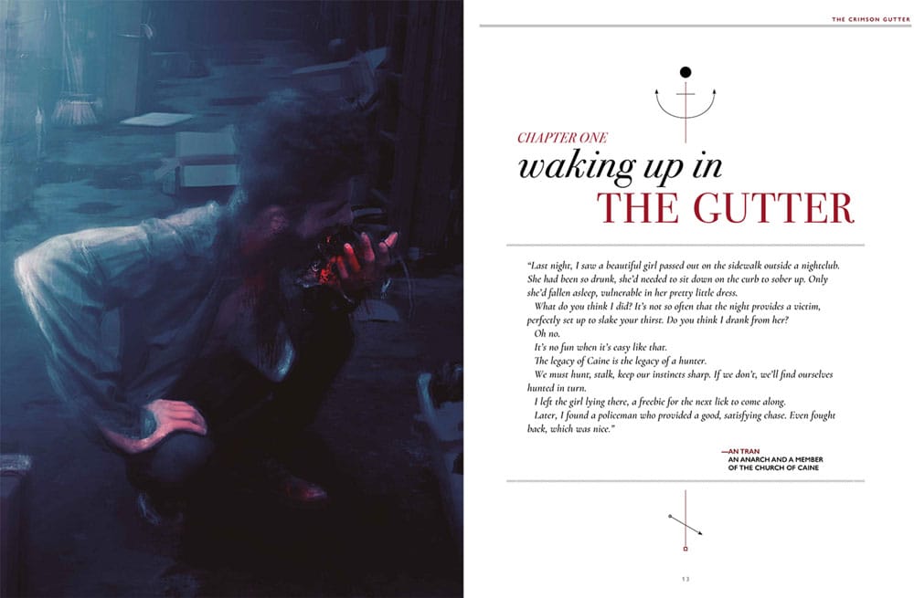Vampire: The Masquerade 5th Edition RPG livre The Crimson Gutter Chronicle Book *ANGLAIS*