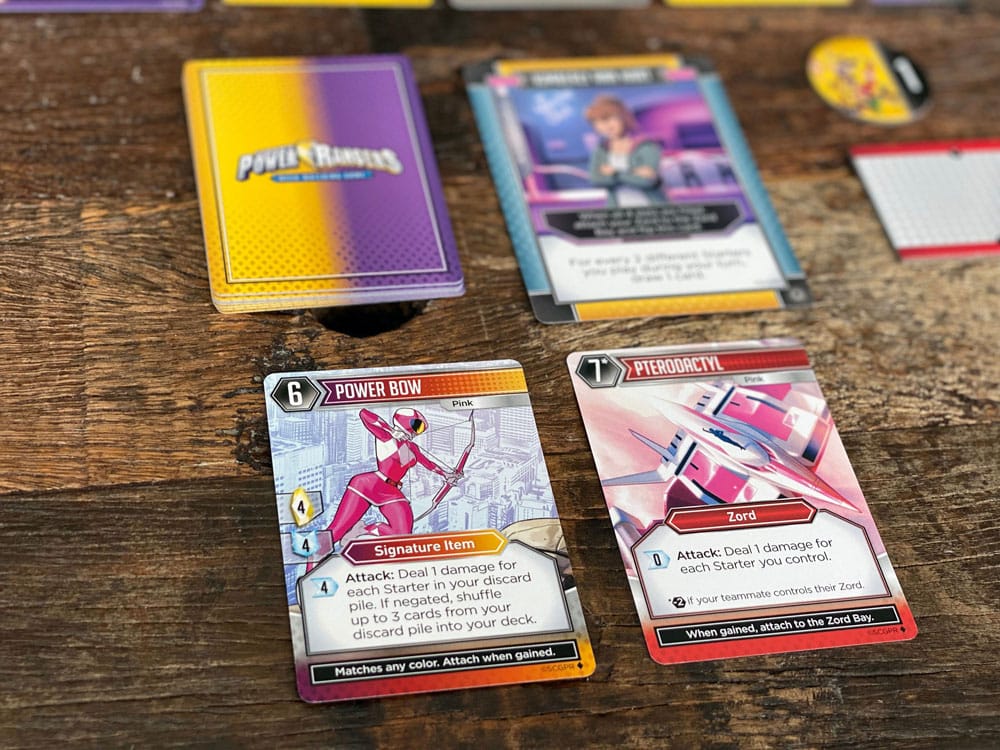 Power Rangers Jeu de cartes Deck-Building *ANGLAIS*