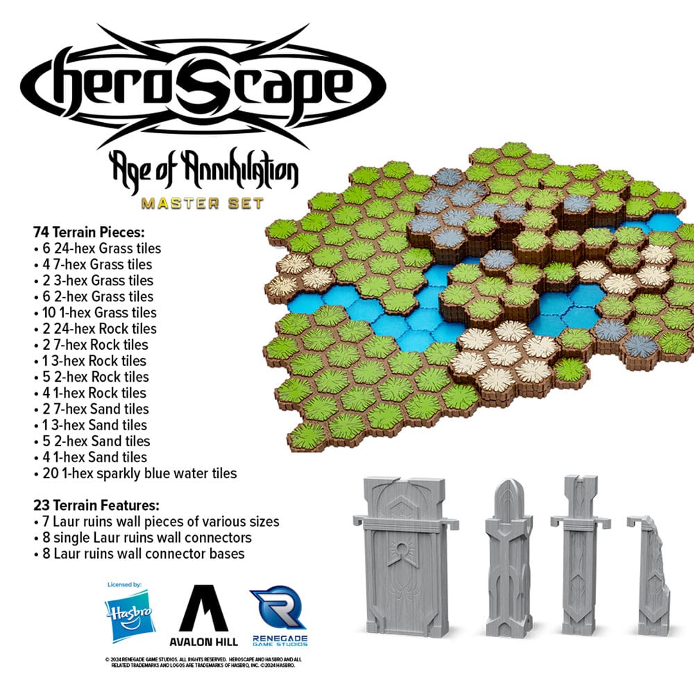 Heroscape jeu de plateau Age of Annihilation Master Set *ANGLAIS*