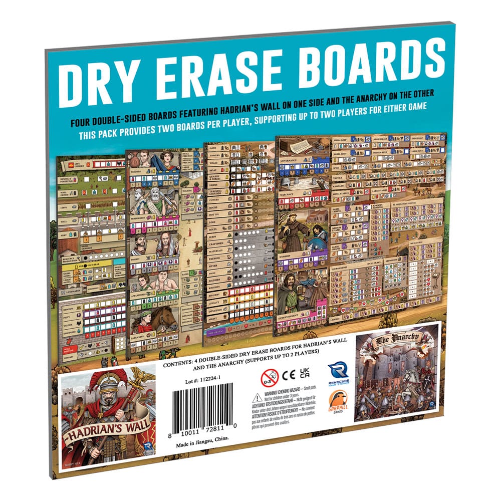 Hadrian's Wall & The Anarchy Dry Erase Boards *ANGLAIS*