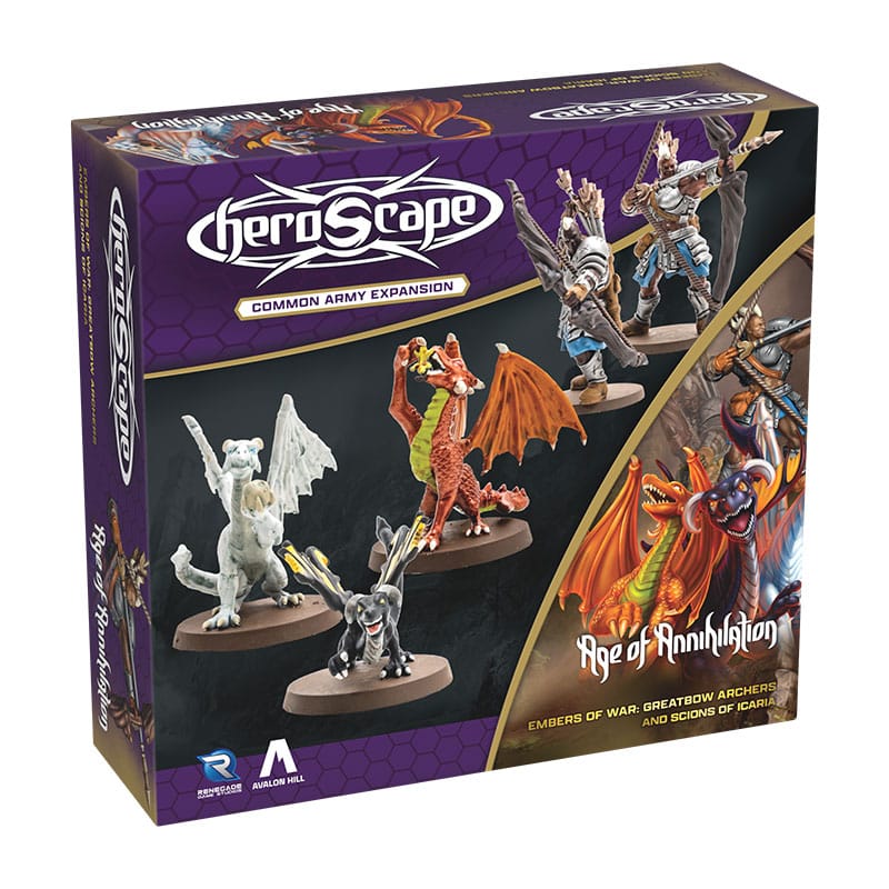 Heroscape Expansion de l'armée Embers of War: Greatbow Archers and Scions of Icaria *ANGLAIS*