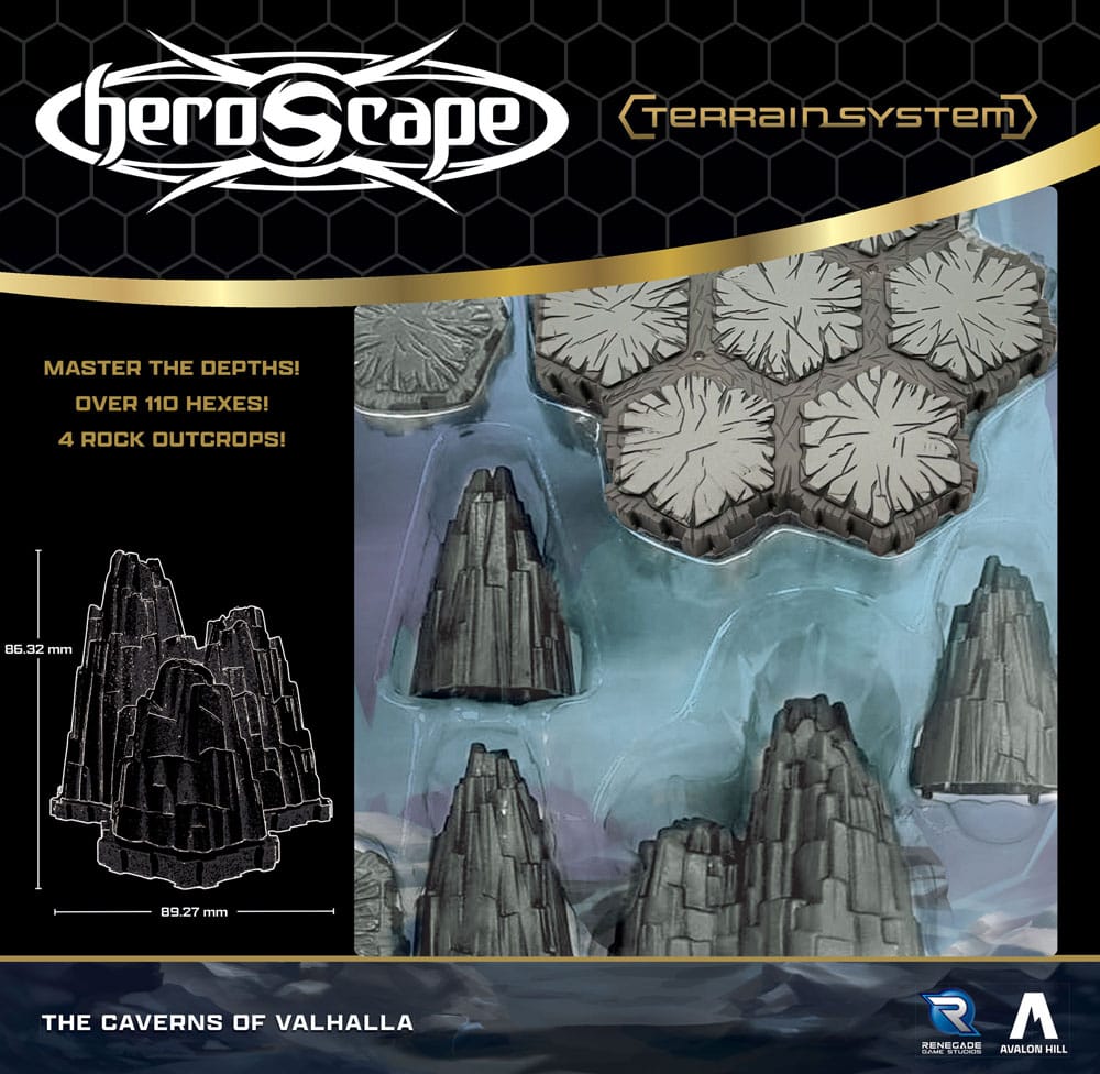 Heroscape Expansion du terrain The Caverns of Valhalla  *ANGLAIS*