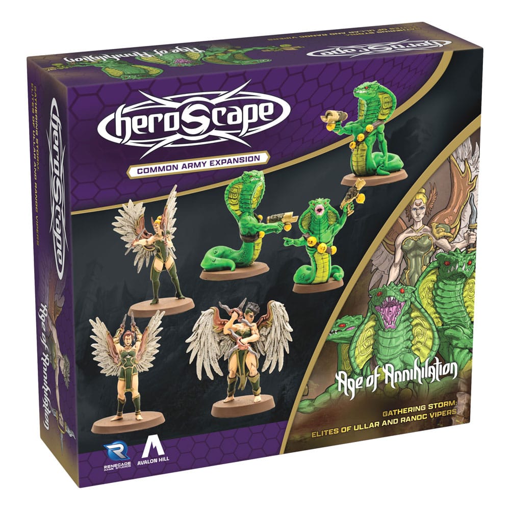 Heroscape Expansion de l'armée Age of Annihilation Elites of Ullar & Ranoc Vipers (Common) *ANGLAIS*