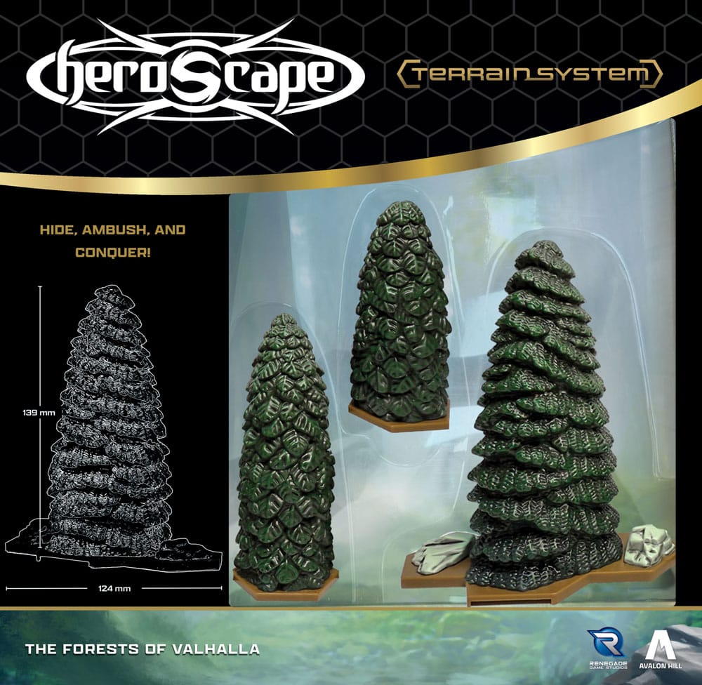 Heroscape Expansion du terrain Forests of Valhalla *ANGLAIS*