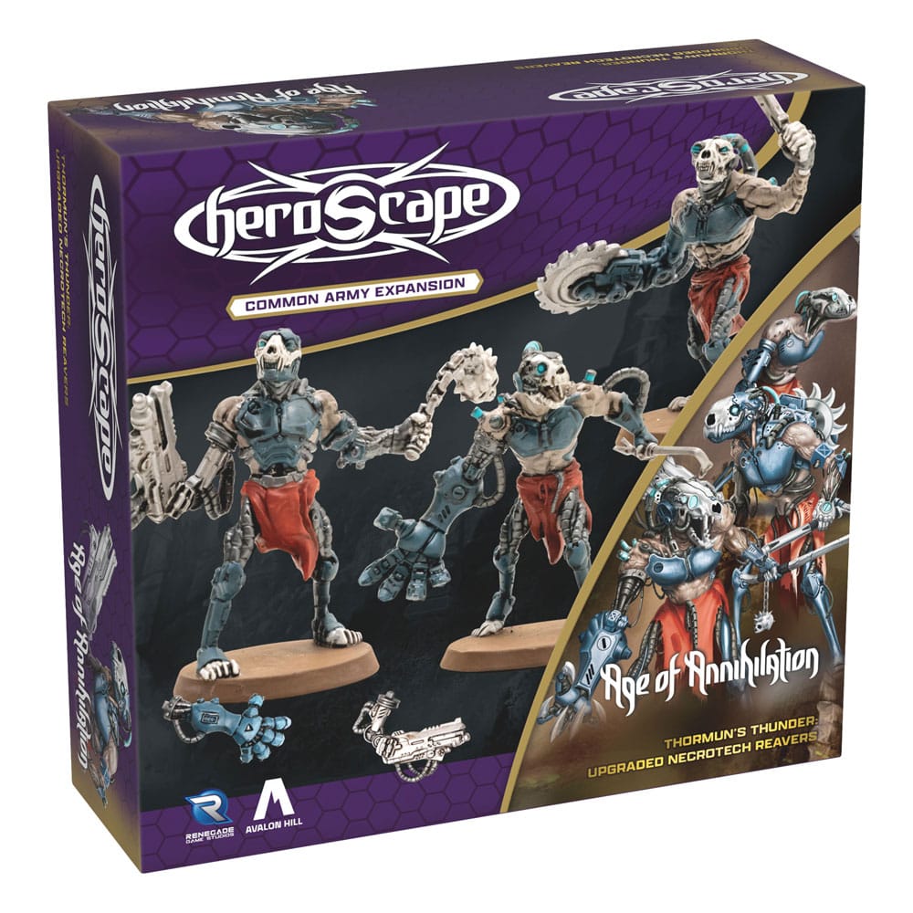 Heroscape Expansion de l'armée Age of Annihilation Upgraded Necrotech Reavers (Common) *ANGLAIS*