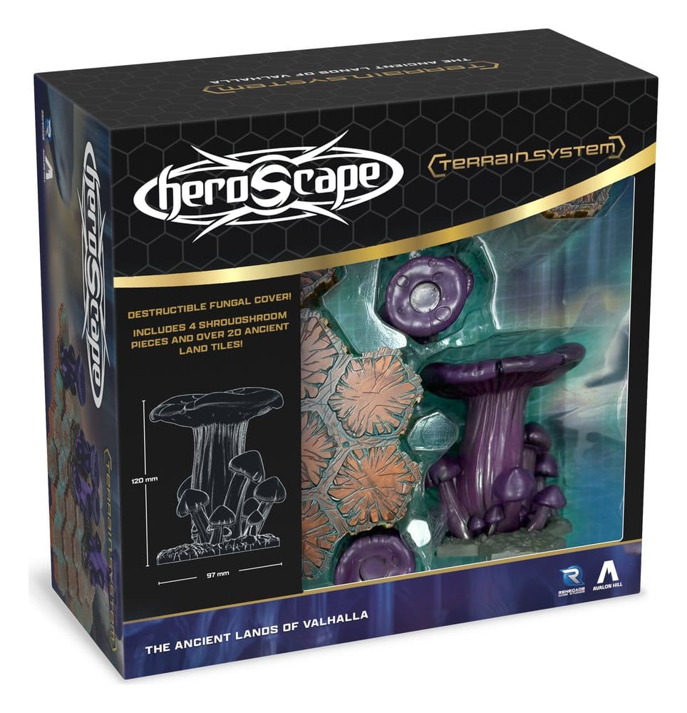 Heroscape Extension de Terrain The Ancient Lands of Valhalla *ANGLAIS*