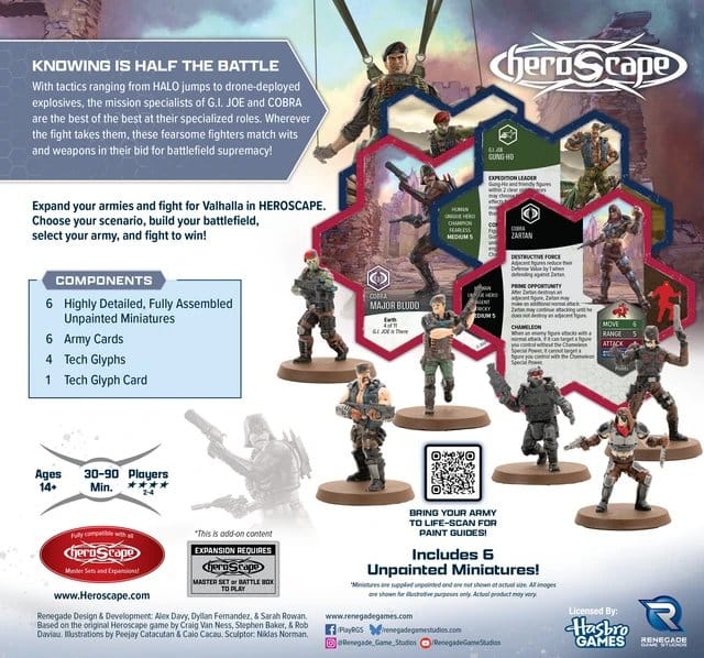 G.I. JOE Heroscape extension d'armée Mission Specialists Standard Edition *ANGLAIS*