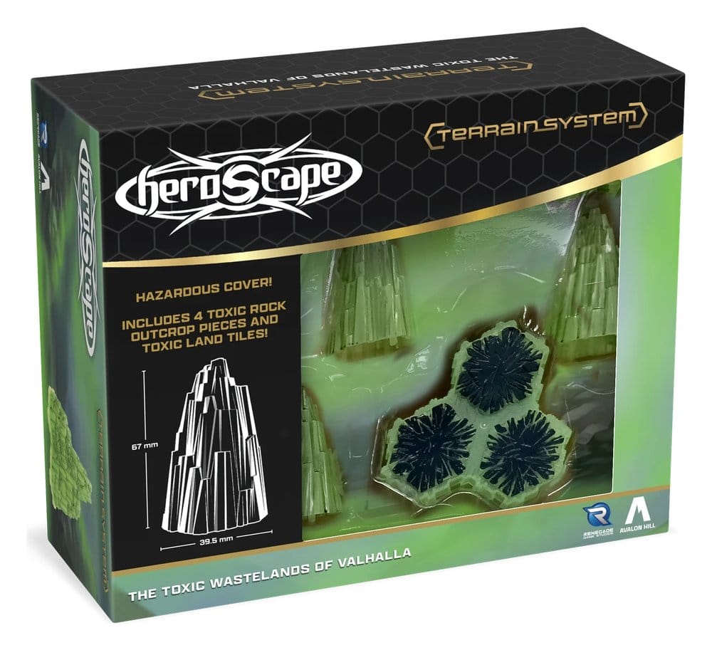 Heroscape extension de terrain Toxic Wastelands of Valhalla *ANGLAIS*
