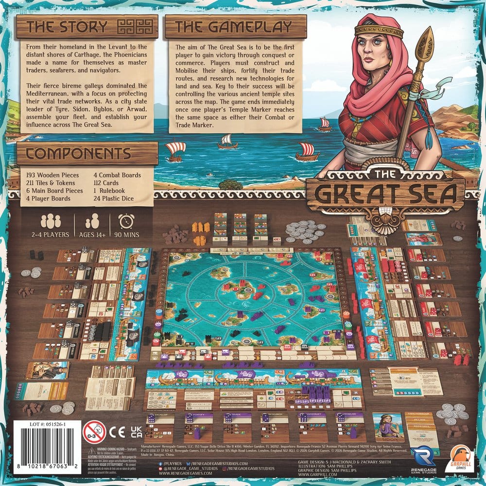The Great Sea Jeu de Plateau *ANGLAIS*