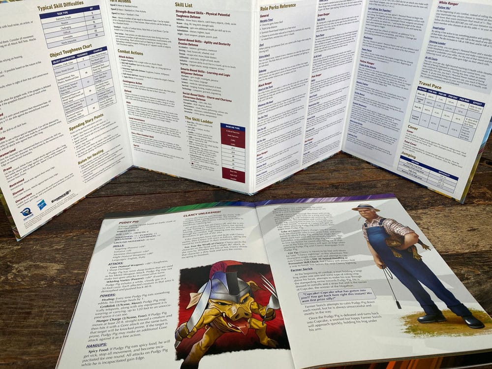 Power Rangers RPG livre A Glutton for Punishment Adventure & GM Screen *ANGLAIS*