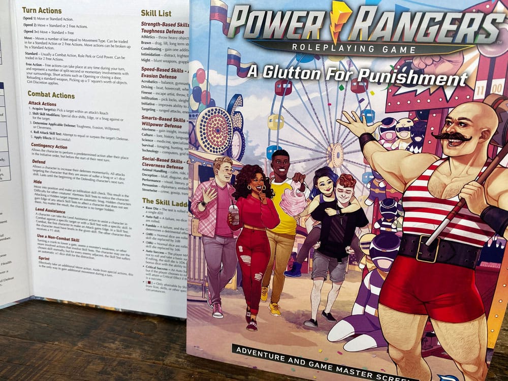 Power Rangers RPG livre A Glutton for Punishment Adventure & GM Screen *ANGLAIS*