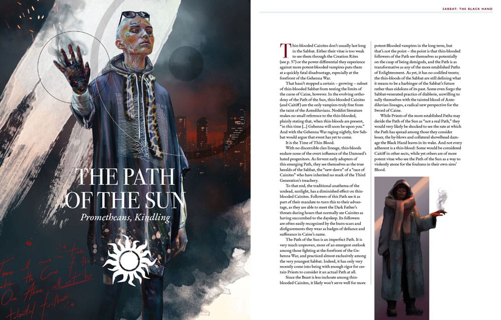Vampire: The Masquerade 5th Edition RPG livre Sabbat: The Black Hand Sourcebook *ANGLAIS*