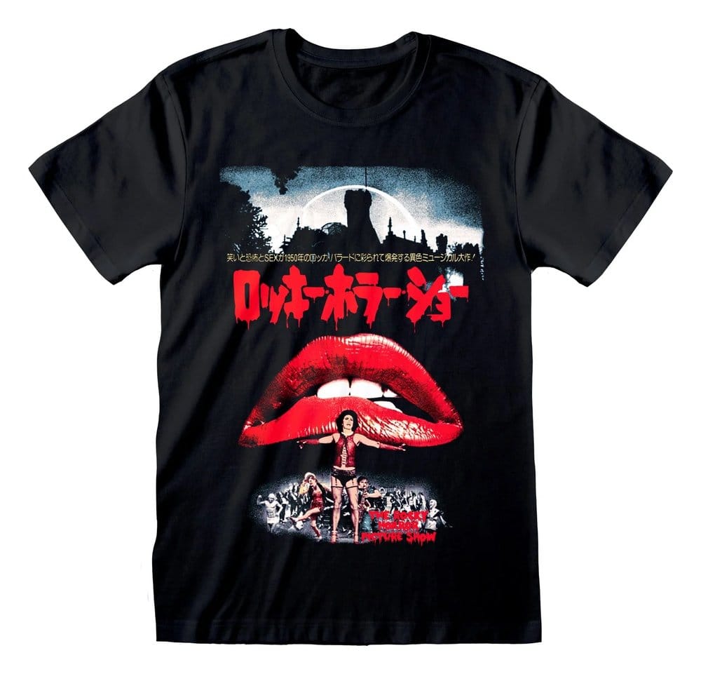 Rocky Horror Picture Show T-Shirt Japanese Black (XL)