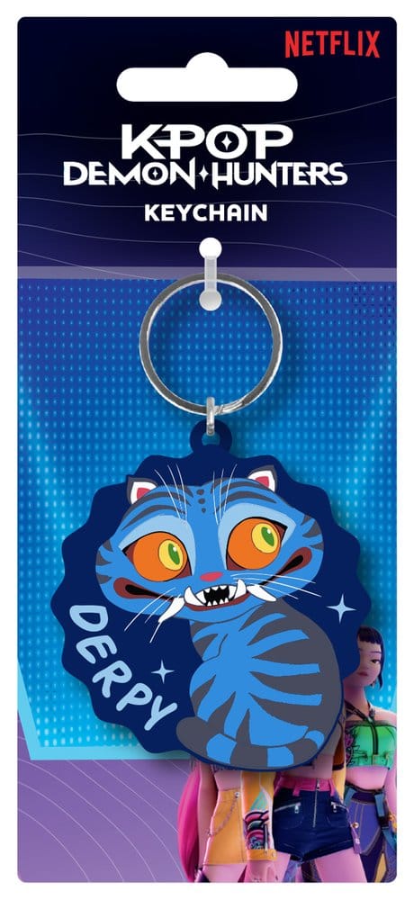 KPop Demon Hunters porte-clés PVC Derpy Tiger