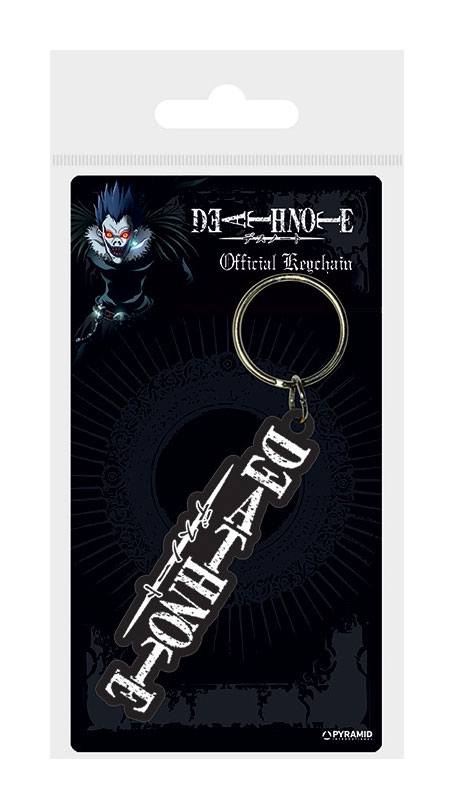 Death Note porte-clés caoutchouc Logo 6 cm