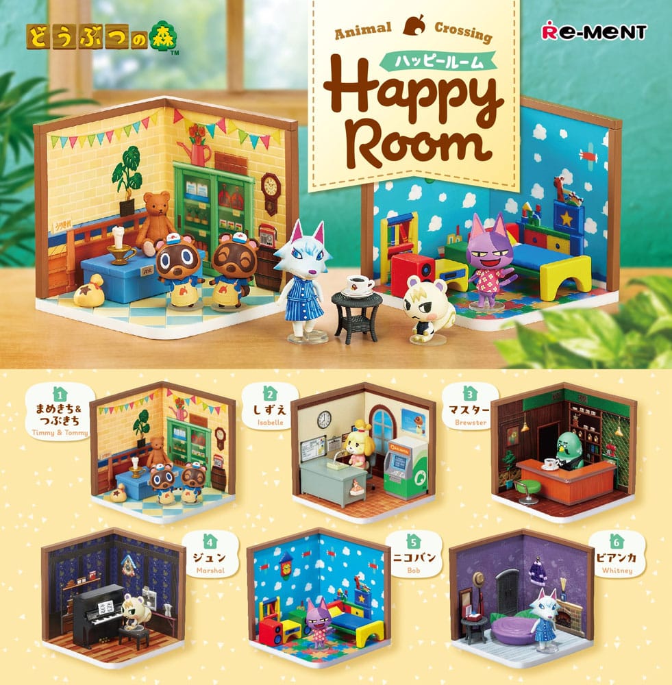 Animal Crossing assortiment figurines Blind Box Happy Room (6)