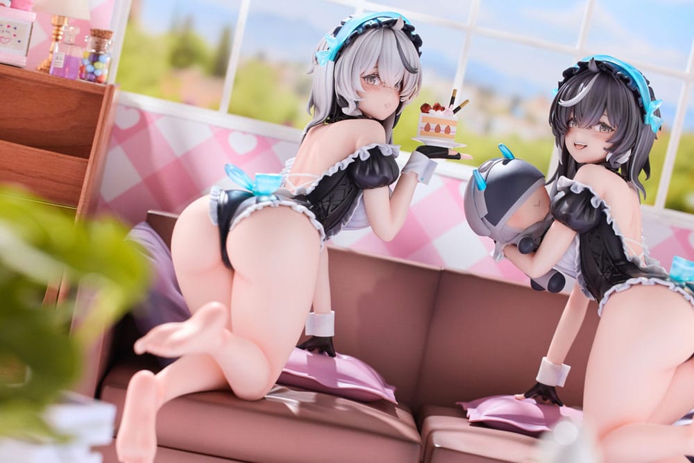 Snowbreak Containment Zone pack 2 statuettes PVC 1/6 Cherno & Meursault Apprentice Maid Ver. Deluxe Edition 19 cm