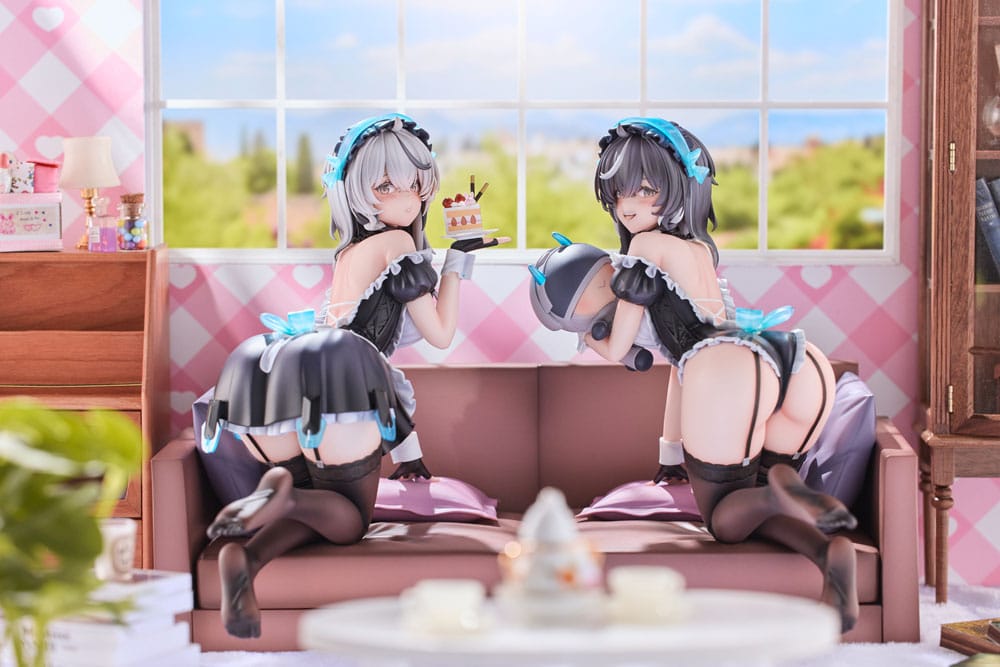 Snowbreak Containment Zone pack 2 statuettes PVC 1/6 Cherno & Meursault Apprentice Maid Ver. Deluxe Edition 19 cm