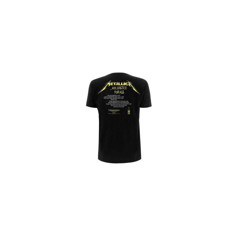 Metallica T-Shirt And Justice For All Tracks Black (L)