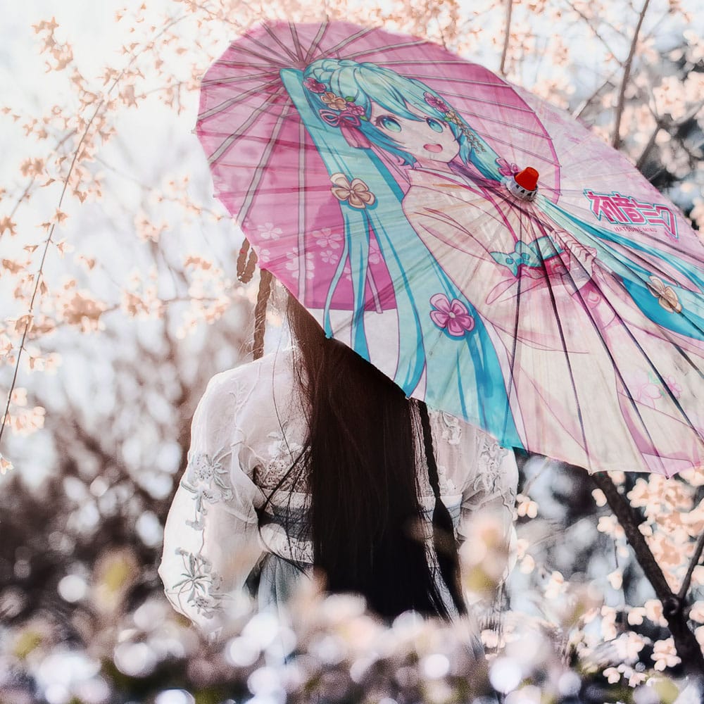 Hatsune Miku Ombrelle en papier Miku