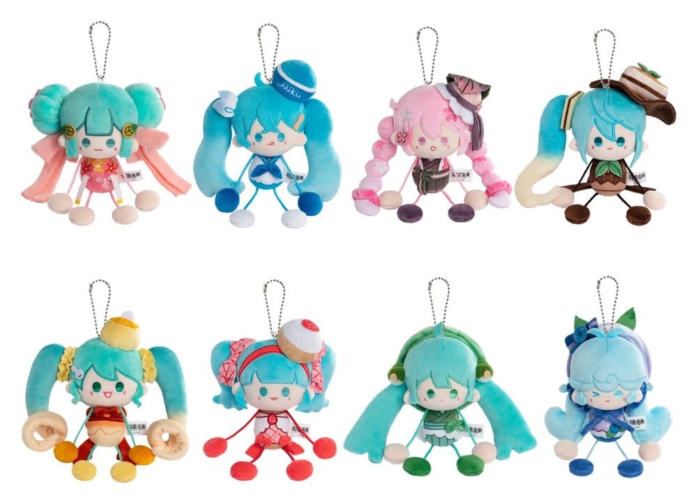 Hatsune Miku présentoir boîte-mystère mini peluches 8 cm Display (6)