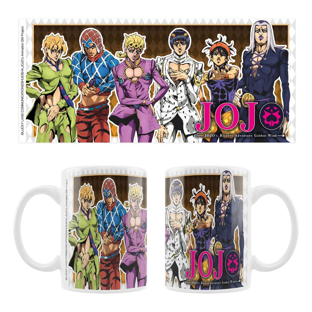 JoJo´s Bizarre Adventure Part 5: Golden Wind mug céramique Main Characters