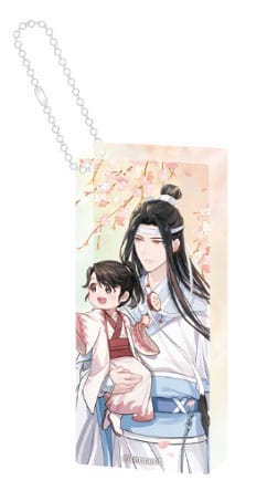 Grandmaster of Demonic Cultivation porte-clés Domino Lan Wangji Wu Wang Ver. 6 cm