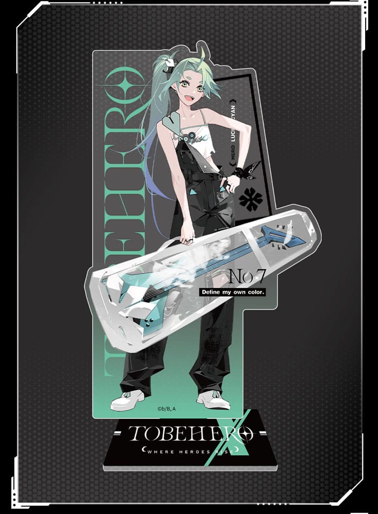 To Be Hero X figurine acrylique Hero Show Series Lucky Cyan 17 cm