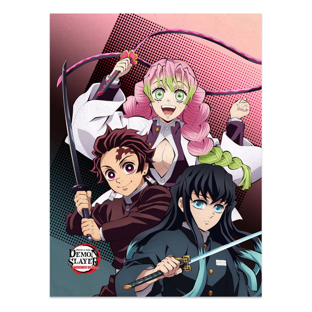 Demon Slayer: Kimetsu no Yaiba Literie Tanjiro, Mitsuri, Muichiro 120 x 160 cm