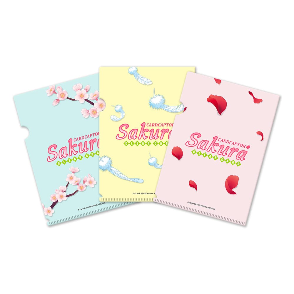 Cardcaptor Sakura Clear Card set 3 pochettes transparentes