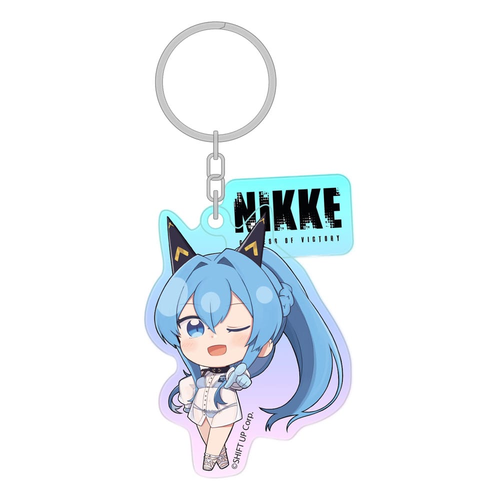 Goddess of Victory: Nikke porte-clés Helm Holographic 7 cm