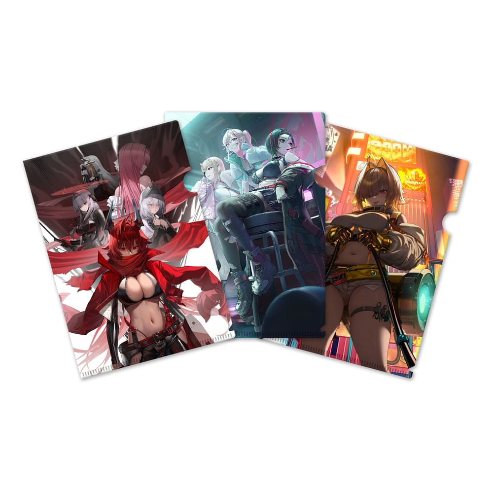 Goddess of Victory: Nikke set 3 pochettes transparentes