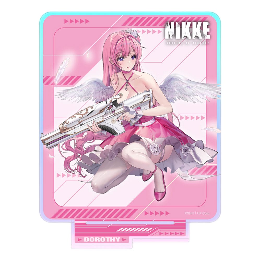Goddess of Victory: Nikke figurine acrylique Crouching Series Dorothy Holographic 14 cm