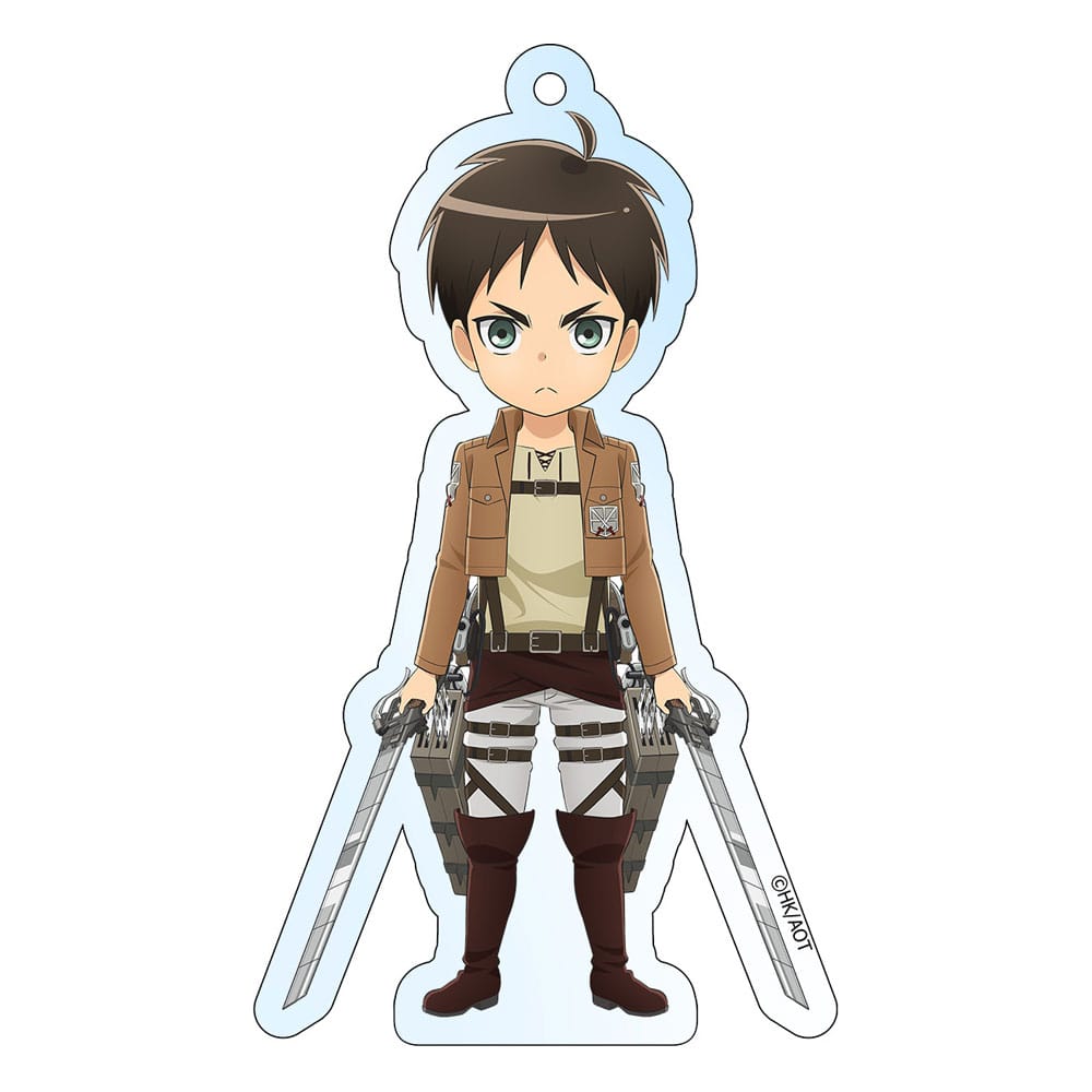 Attack on Titan porte-clés Eren Holographic 8 cm