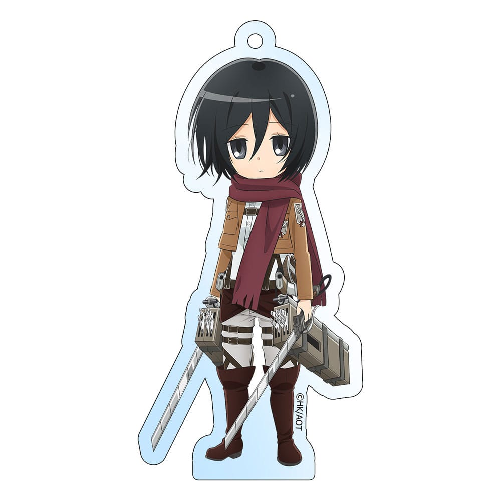Attack on Titan porte-clés Mikasa Holographic 8 cm