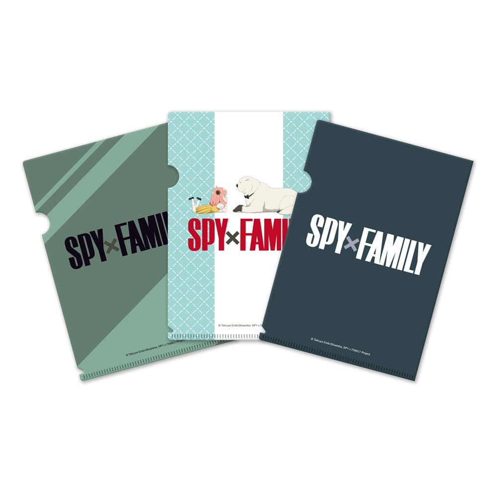 Spy x Family set 3 pochettes transparentes Season 3