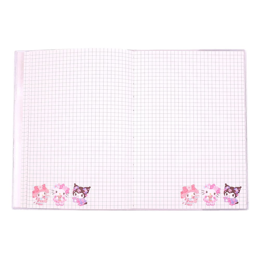 Sanrio carnet Hello Kitty & Friends Sakura Series Holographic Checkered