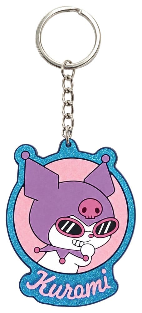 Sanrio porte-clés caoutchouc Kuromi 7 cm