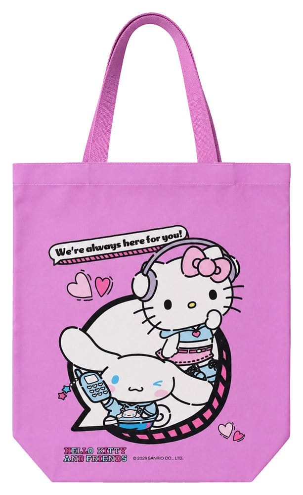 Sanrio Sac fourre-tout Hello Kitty & Friends Pop Style 34.5 x 43 cm