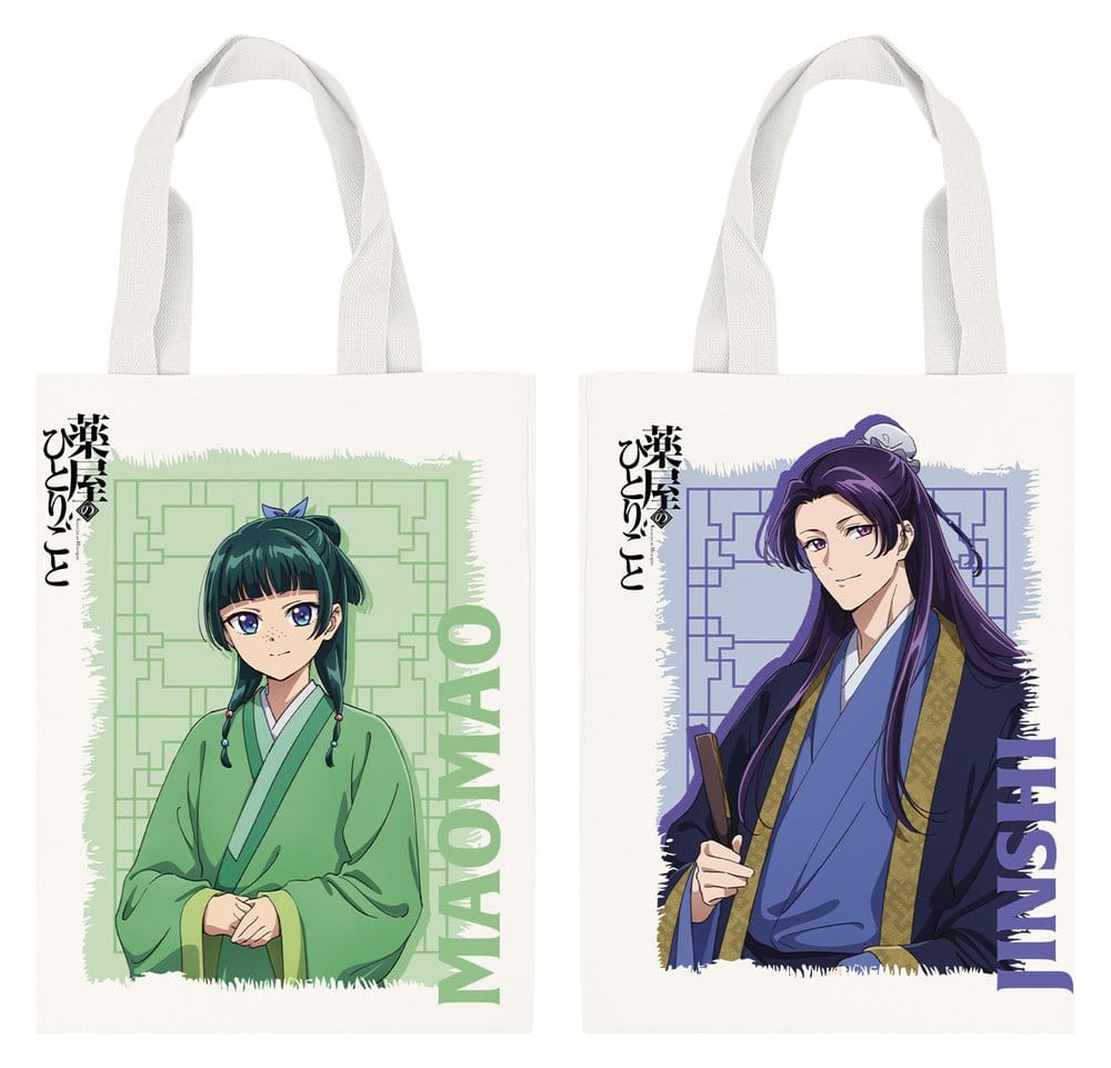 Les Carnets de l'apothicaire Sac fourre-tout Maomao & Jinshi 35 x 43 cm