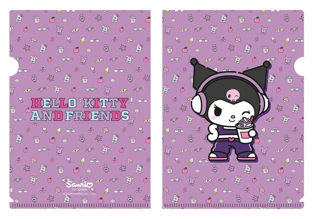 Sanrio pochette transparente Kuromi POP 02
