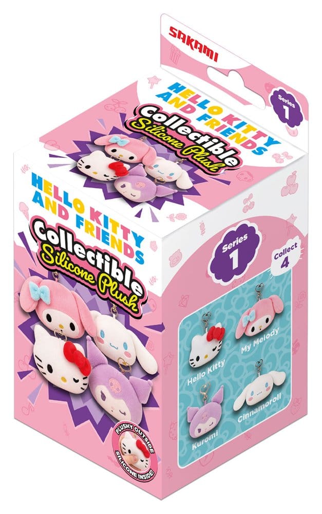 Sanrio présentoir boîte-mystère Silicone peluches Blind Box Display (8)
