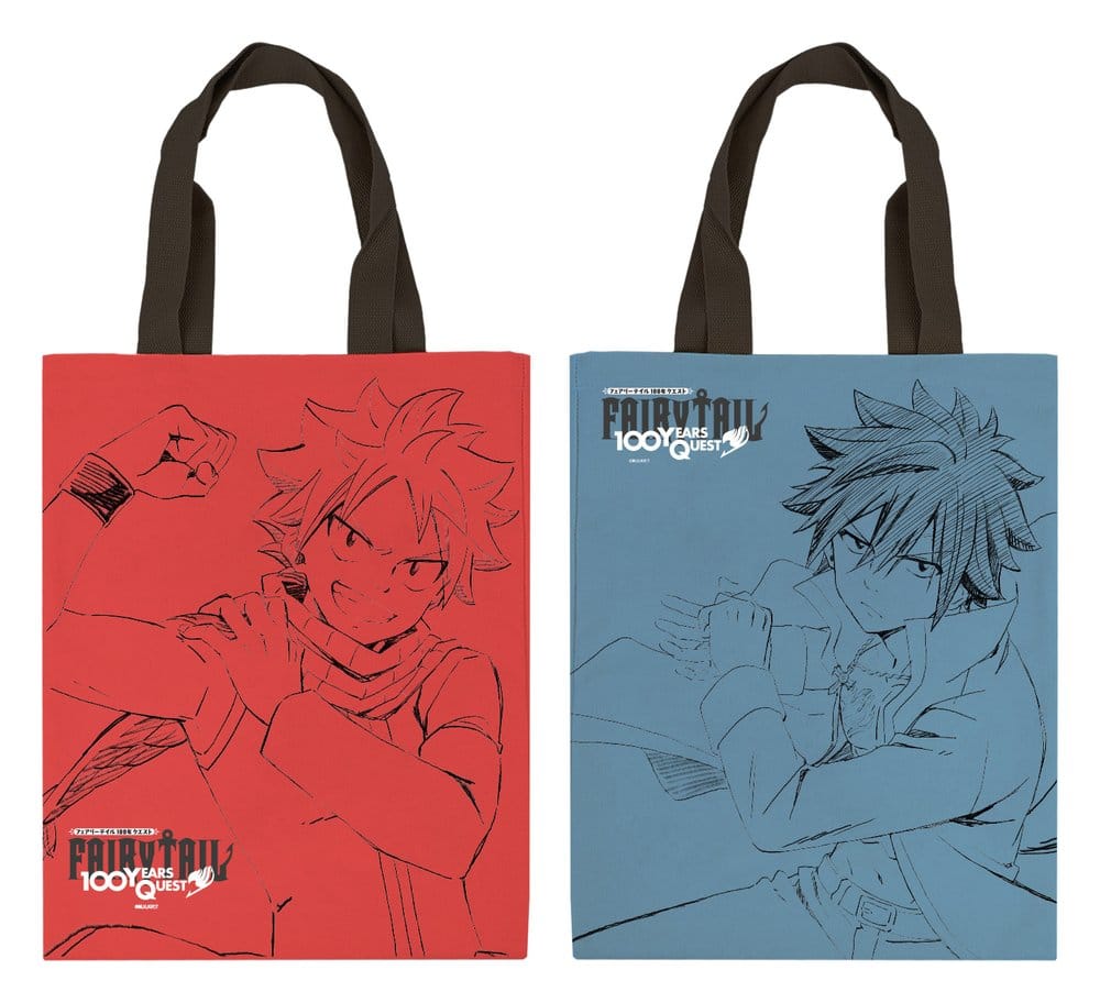 Fairy Tail: 100 Years Quest Sac fourre-tout Natsu & Grey 35 x 43 cm