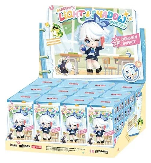 Genshin Impact présentoir boîte-mystère Chibi figurines mini Academy's Light and Shadow Poetry Blind Box Display (12)