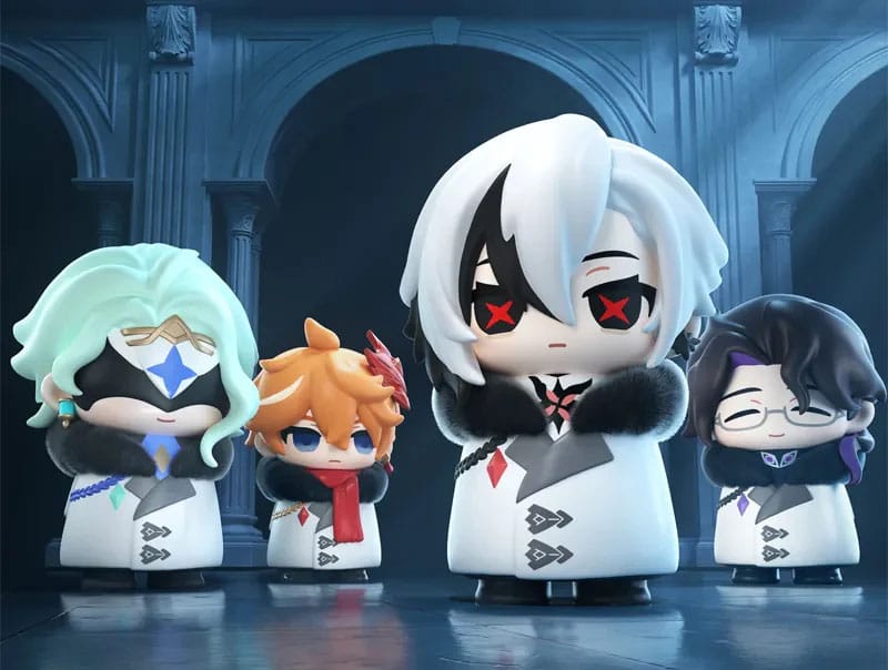 Genshin Impact présentoir boîte-mystère mini-figurines Fatui Harbingers Chibi Design 7 cm (9)