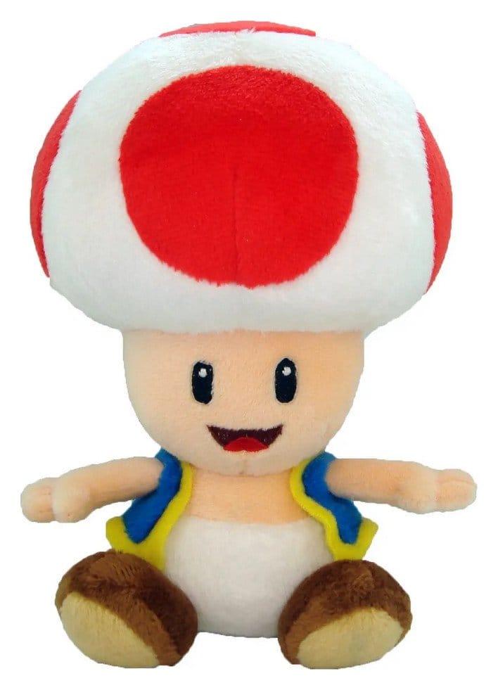Super Mario peluche Toad 17 cm