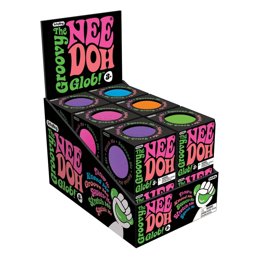 NeeDoh présentoir balles anti-stress Classic NeeDoohs 6 cm (12)